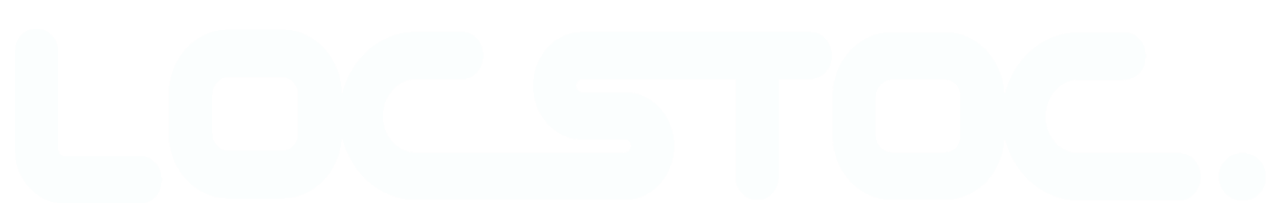 LocStoc Logo White